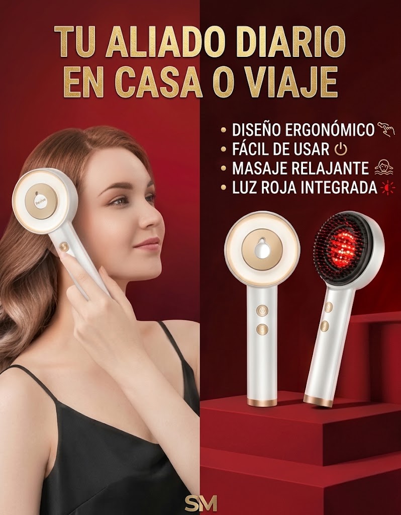 Masajeador Cuero Cabelludo  ScalpGlow®  3-in-1